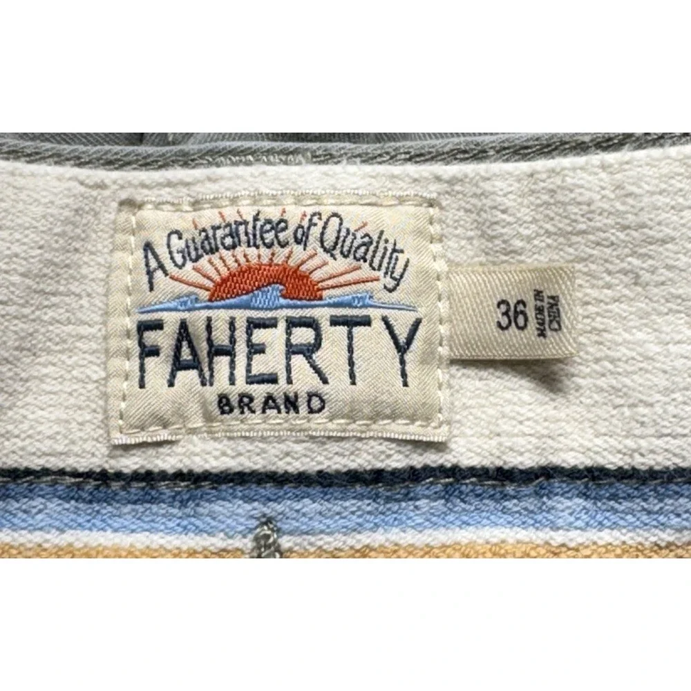 FAHERTY Men Shorts Sz 36 Gray Casual Walking Everyday Outdoors Hiking 23-8